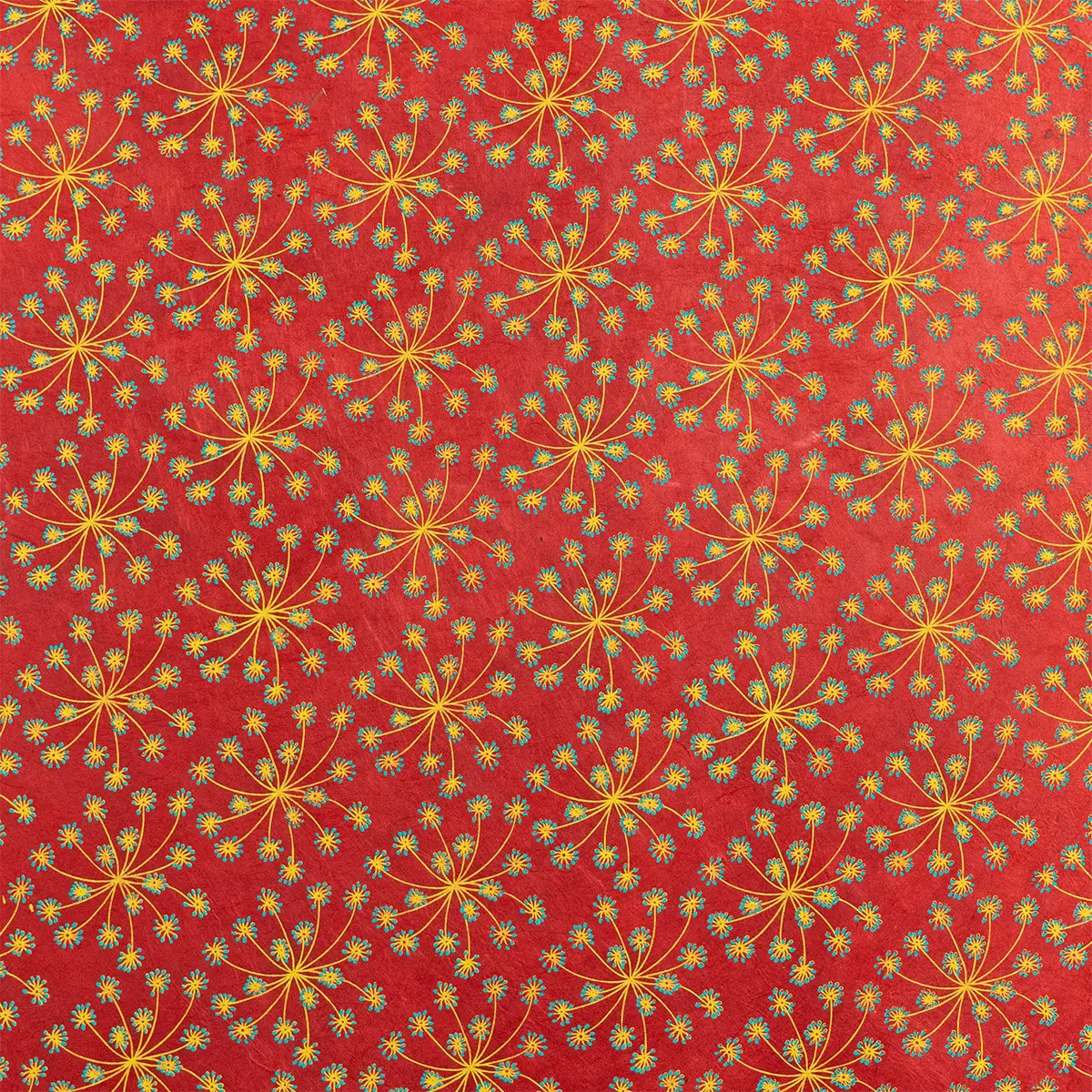 lokta-papier-bogen-holunderbluete-lackrot-orange-malachit-Ausschnitt