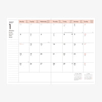 Marks | Wochenplaner | 16 Monate | Sept. 2026 – Dez. 2027 | Birds Red | Format: B6