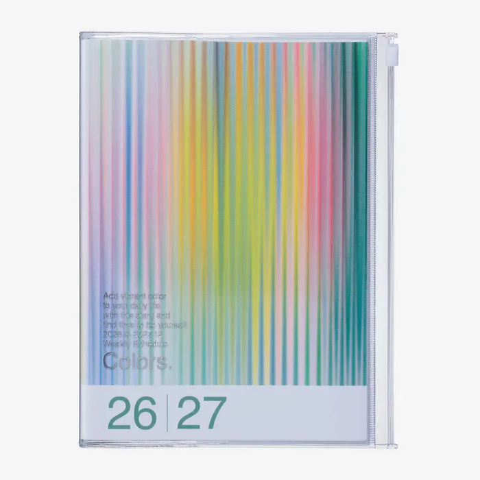 marks-wochenplaner-wochenkalender-2027-a5-gradient-green-Buchcover-von-vorn