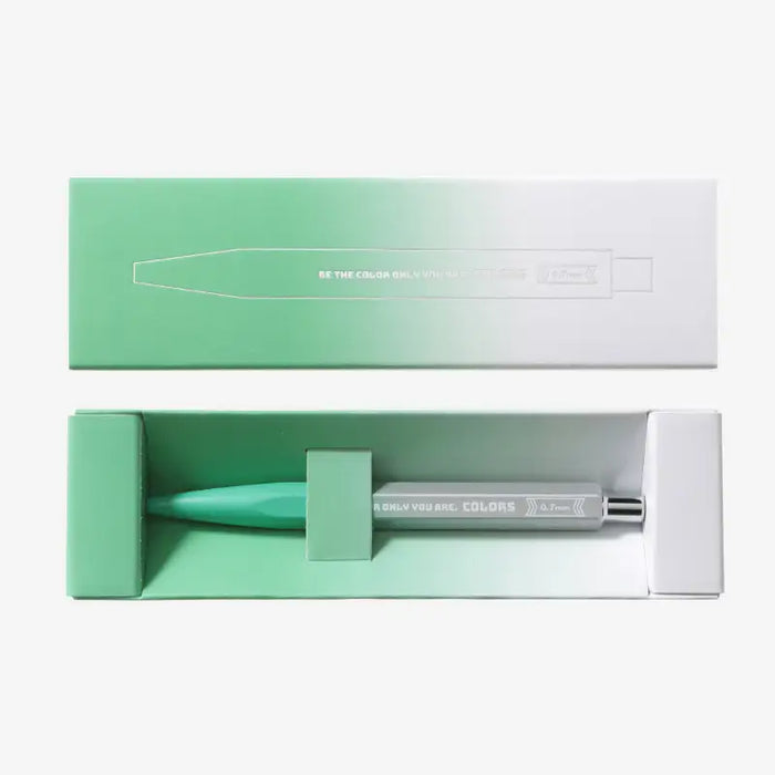 markstyle-gradient-gel-metal-ball-pen-aurora-green-Verpackung