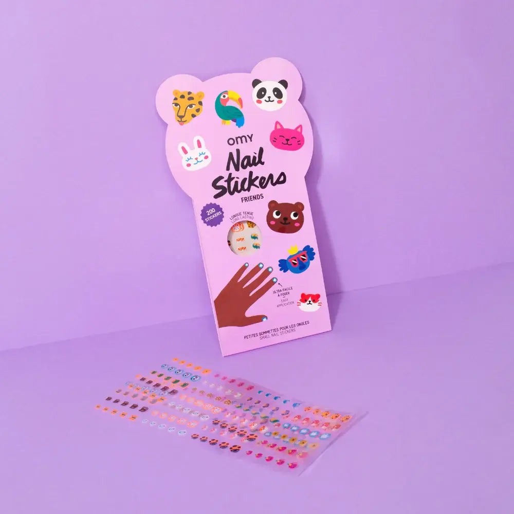 nail-stickers-friends-200-kleine-sticker-fuer-die-fingernaegel-nagelsticker-Sticker-und-Verpackung
