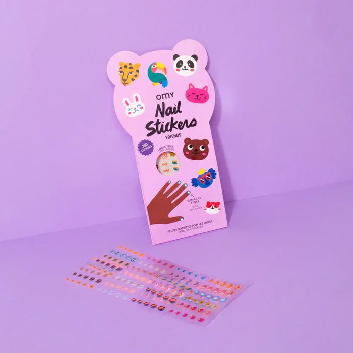 nail-stickers-friends-200-kleine-sticker-fuer-die-fingernaegel-nagelsticker-Sticker-und-Verpackung