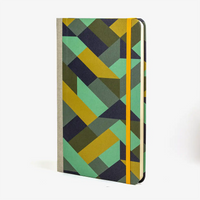 Notizbuch-liniert-format-a5-144-seiten-bezogen-mit-Offset-farbflaechen-gruen-cover-seitlich-vorn