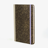 notizbuch-liniert-format-a5-144-seiten-bezogen-mit-chiyogami-drums-gold-auf-achwarz-cover-seitlich-vorn