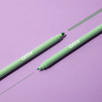 omy-filzstifte-pastell-9er-set-Ansicht-Stift-pastell-gruen-Stiftespitzen-und-Strich