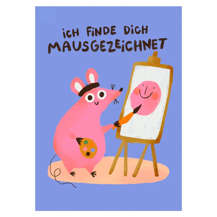 Postkarte / Mausgezeichnet