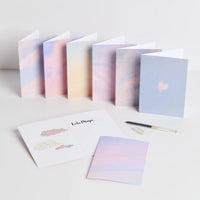 paper-poetry-premium-kartenset-sky-is-the-limit-b6-8-karten-umschlaege-Beispielbild-Klappkarten