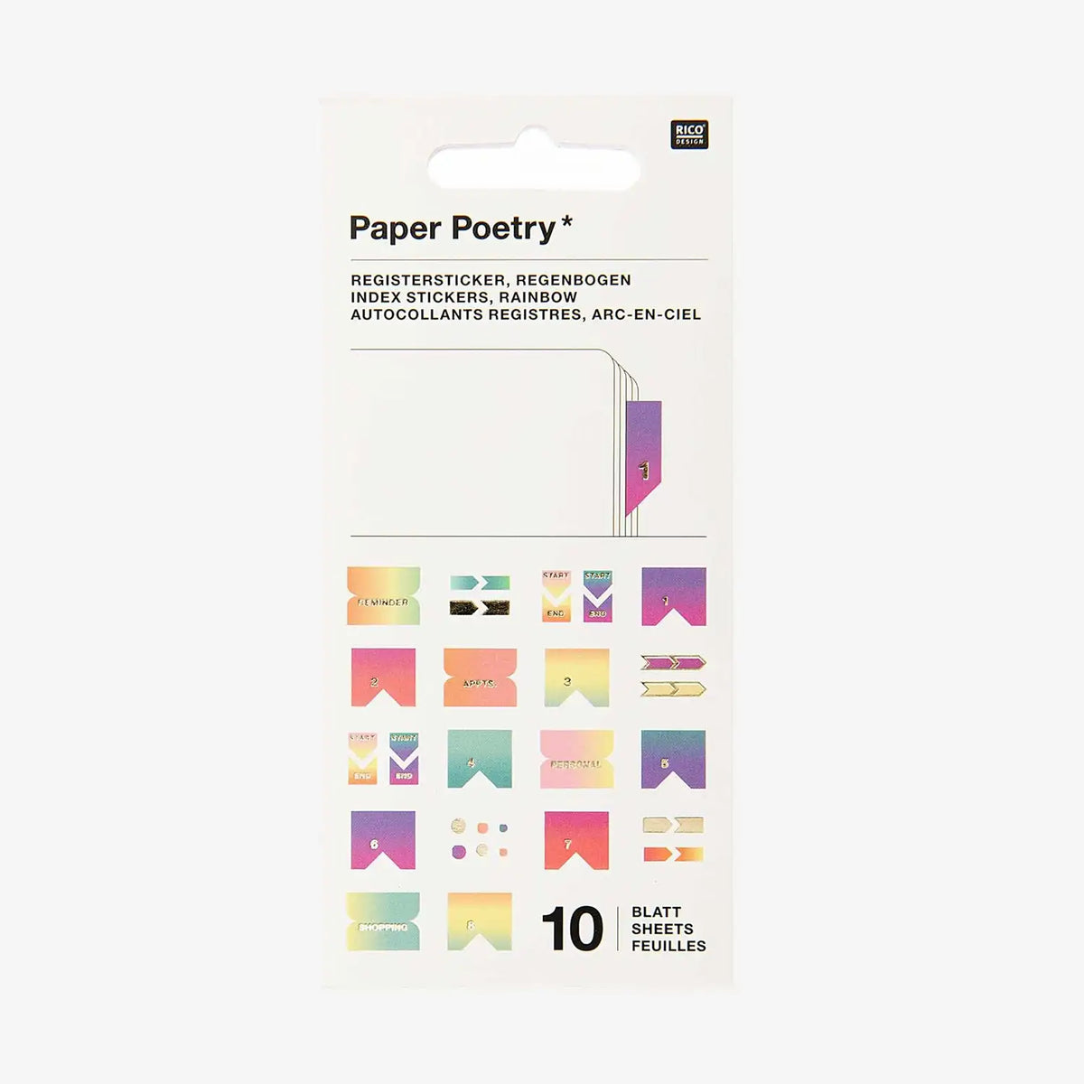 paper-poetry-stickerbuch-register-pastell-10-blatt-Verpackung
