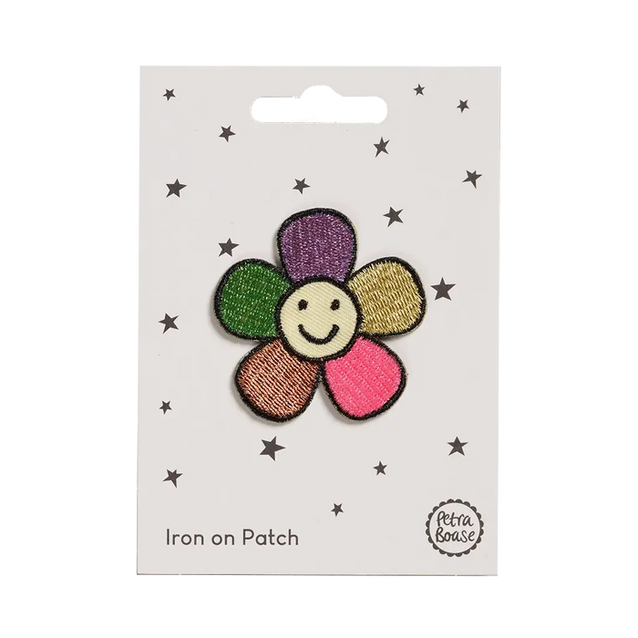 Aufbügel Patch / Happy Flower