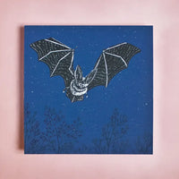 Postkarte | Katja Rub | Format: Quadratisch | Motiv: Fledermaus