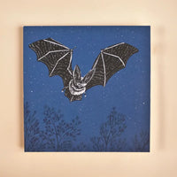 Postkarte | Katja Rub | Format: Quadratisch | Motiv: Fledermaus