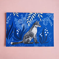 postkarte-katja-rub-motiv-Fuchs-Vorderansicht