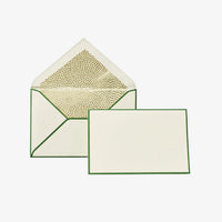 premium-kartenset-creme-gruen-punkte-13-8x9cm-Klappkarte-Umschlaege
