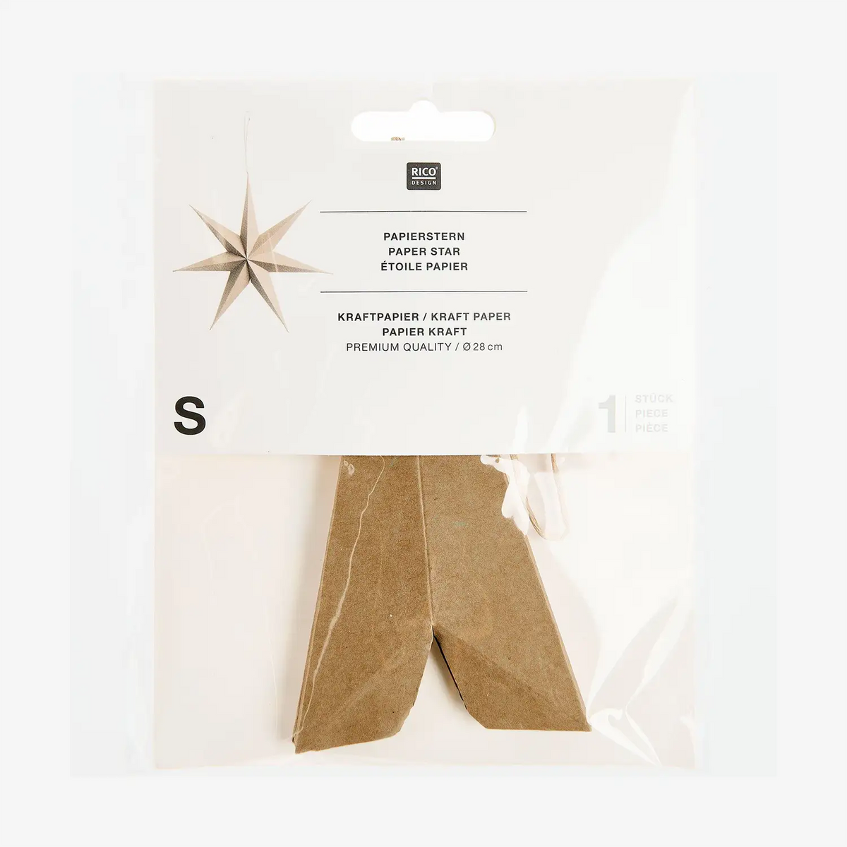 rico-design-papierstern-kraftpapier-28cm-Produktansicht-in-Verpackung