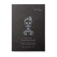 Black Sketch Pad / A4 Block mit schwarzen Papier / 170grm / 30 Blatt