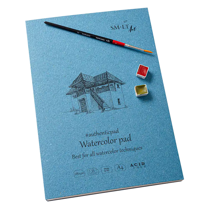 Watercolor pad Authentic / Aquarellpapier / 280grm² / A4