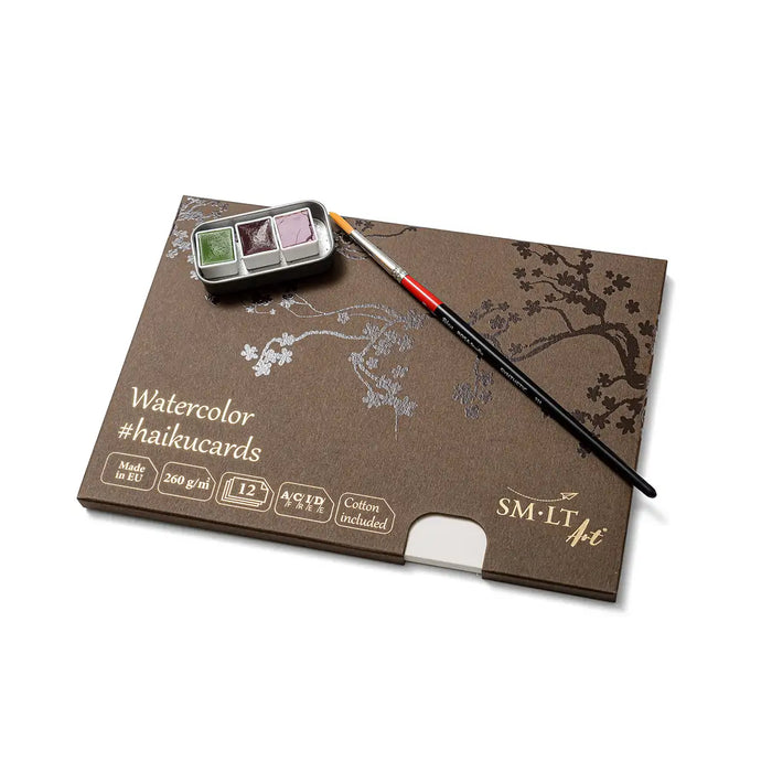 Haikucards / Watercolor / 260 g/m² / 12 Blatt / 14,8x21cm