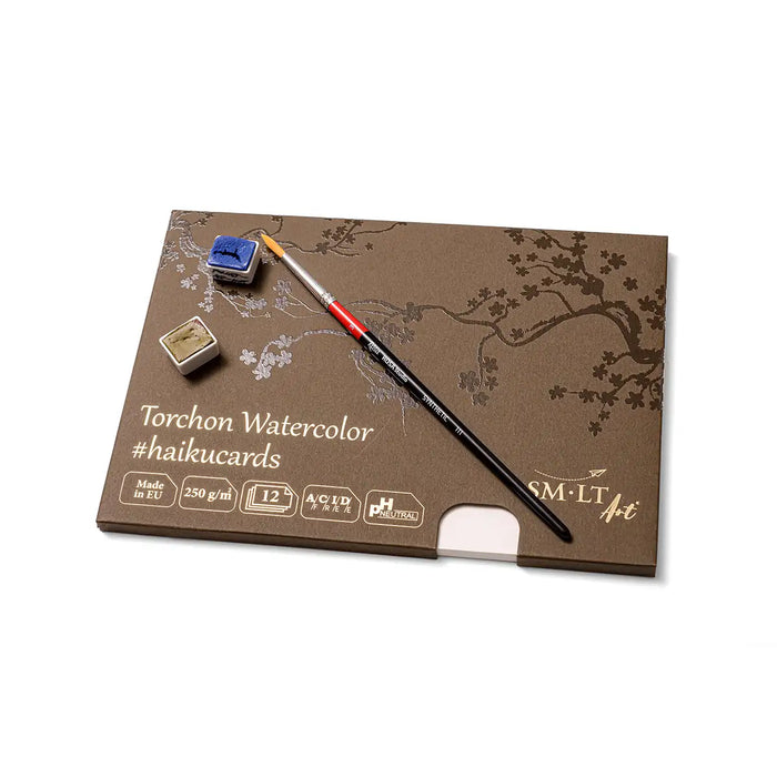 Haikucards / Torchon Watercolor / 250 g/m² / 12 Blatt / 14,8x21cm
