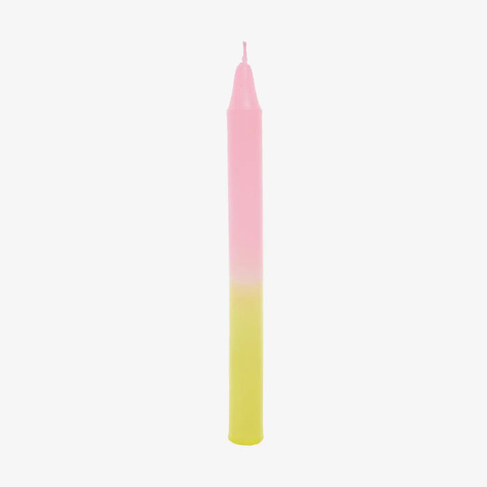 stabkerze-dip-dye-gelb-rosa-23cm-kerze