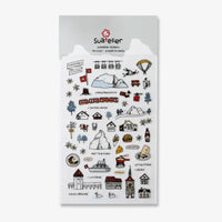 Suatelier | Sticker | daily Deco Sticker | a walk in swiss | 10x19cm