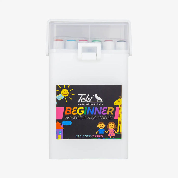 toki-beginner-kids-marker-12-teiliges-set-basic-Verpackung-Vorderansicht