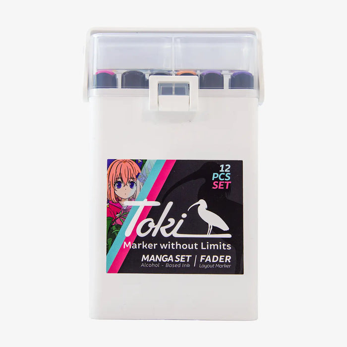 toki-fader-marker-12er-manga-set-Verpackung-Vorderseite