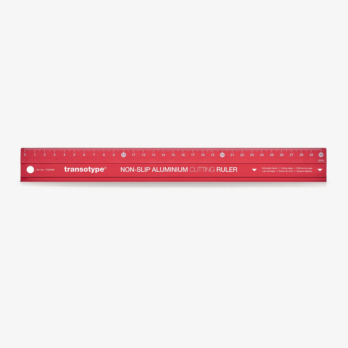 Transotype | Aluminium-Schneidelineal | 30cm oder 60 cm