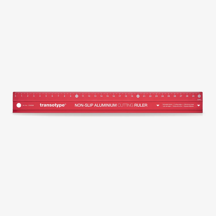 Transotype | Aluminium-Schneidelineal | 30cm oder 60 cm