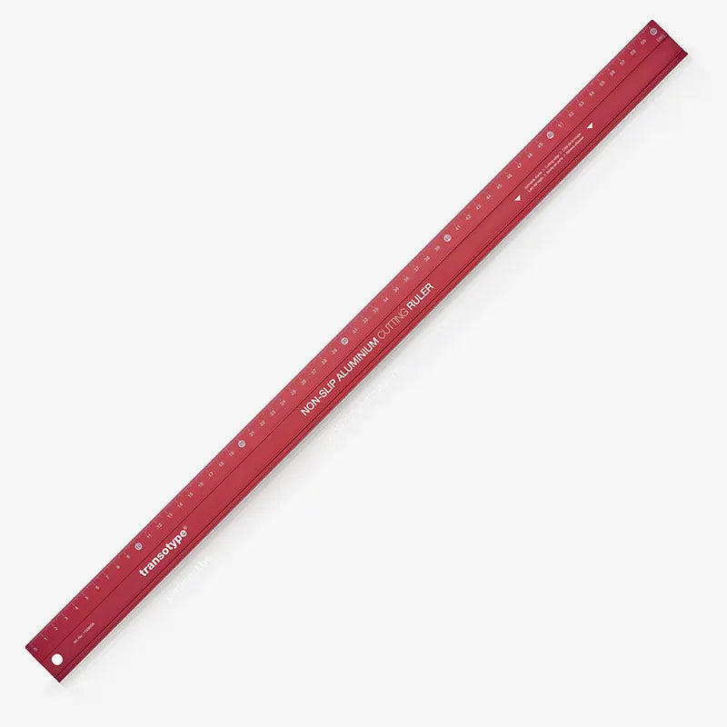 Transotype | Aluminium-Schneidelineal | 30cm oder 60 cm