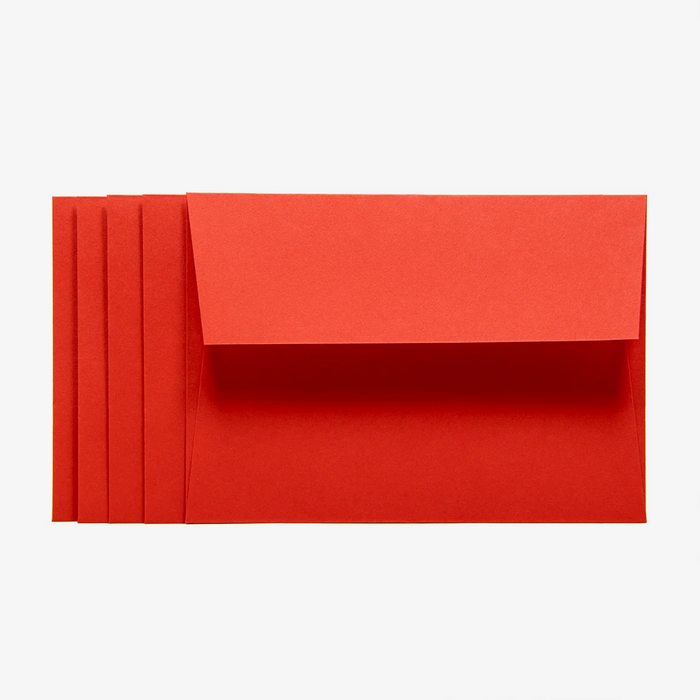 Umschlaege-C6-5er-set-colorplan-135grm-Farbe-bright-Red