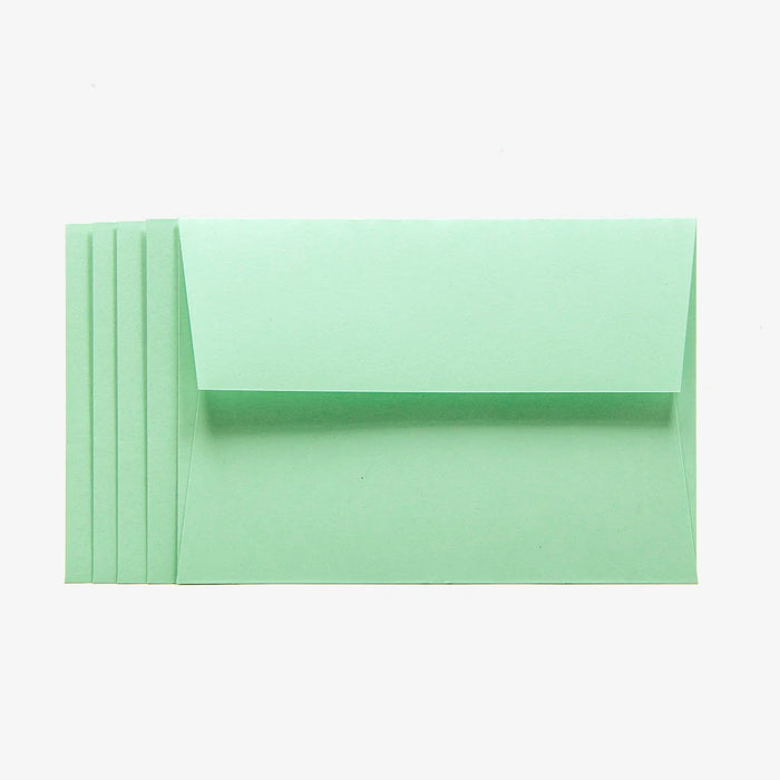 Colorplan Briefhülle / Briefumschlag / Kuvert /  C6 / 5 Stück / Park Green