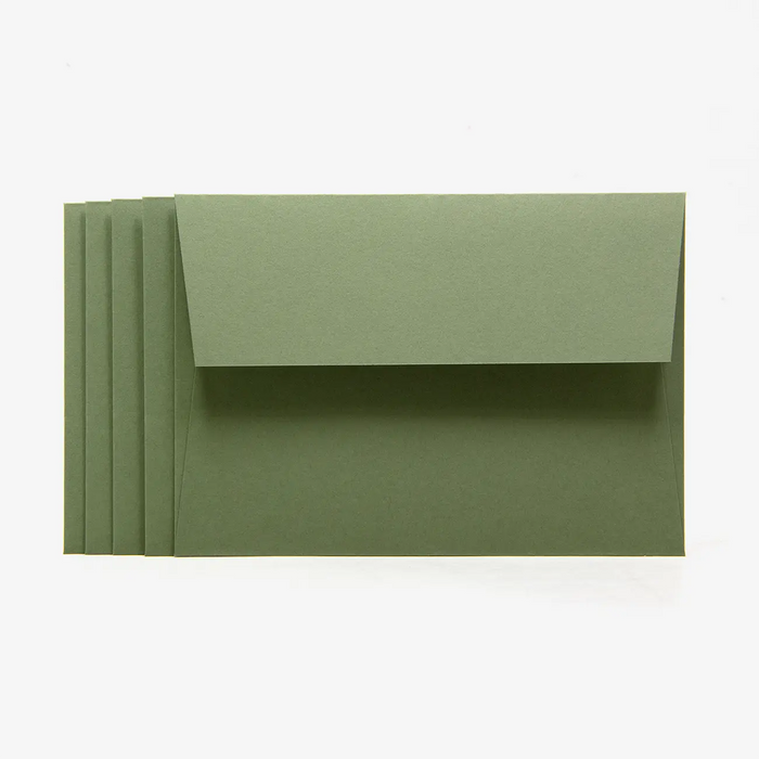Colorplan Briefhülle / Briefumschlag / 135grm / Kuvert /  C6 / 5 Stück / Mid Green