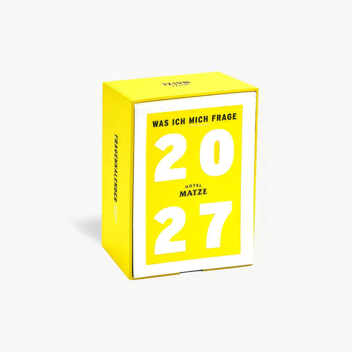 Abreißkalender | Tag | Verlag Hermann Schmidt | Was ich mich frage 2027