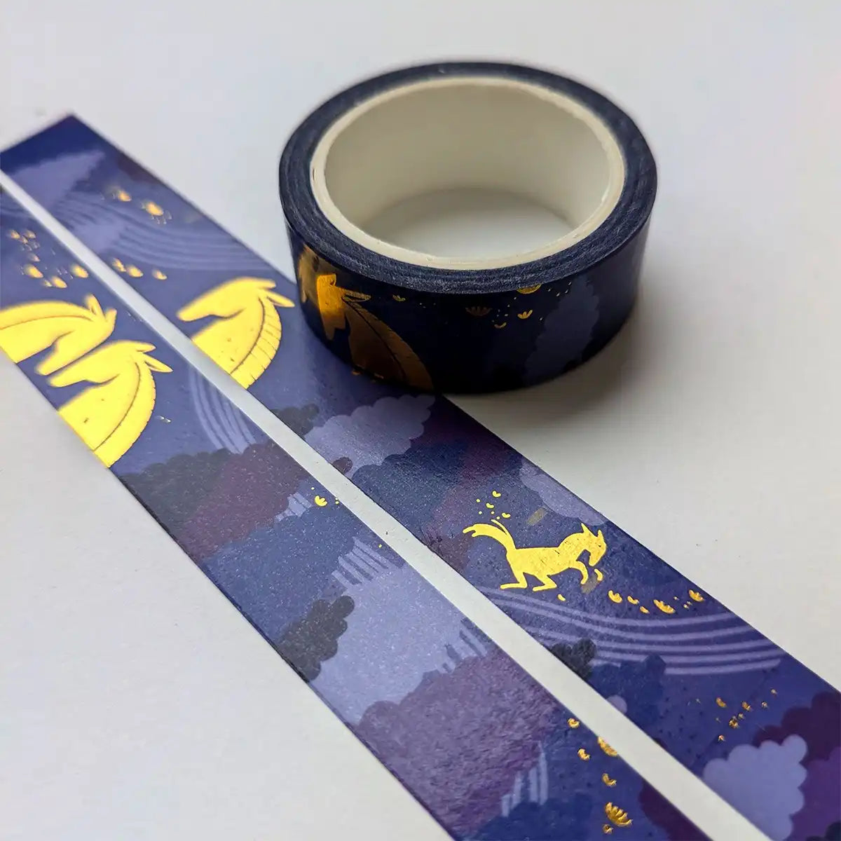 washi-tape-der-goldene-reiter-15mmx7m-Tape-und-aufgeklebt