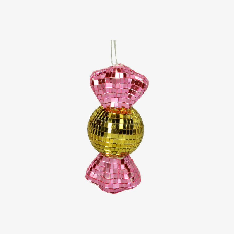 Weihnachtsbaumkugel-Kersten-Disco-Candy-Glas-Multi-16cm-hoch-Produktansicht--vorn