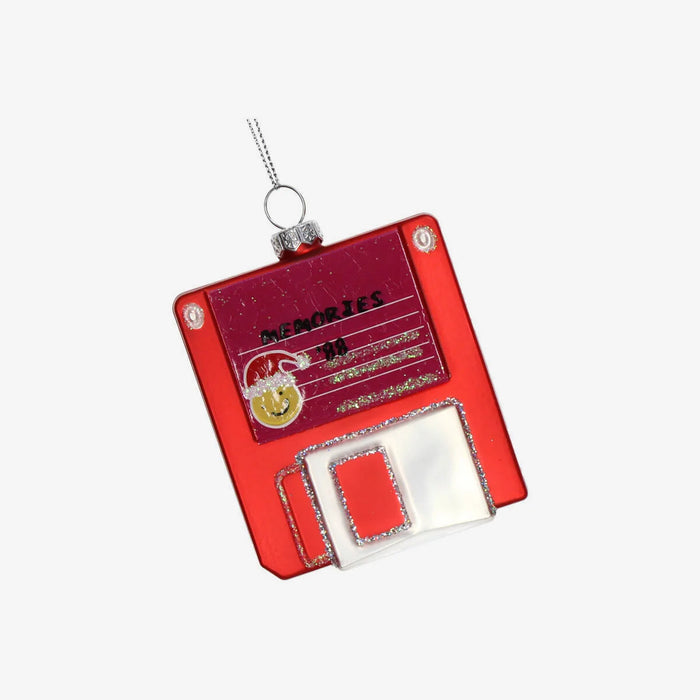 weihnachtsbaumkugel-Kersten-Diskette-Glas-Rot-8_9cm-hoch-Produktansicht-aussen-vorn