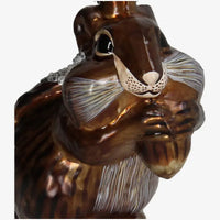 weihnachtsbaumkugel-ornament-glas-eichoernchen-squirrel-braun-10cm-Detailansicht