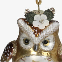 weihnachtsbaumkugel-ornament-glas-eule-owl-gold-9-5cm-Detailansicht