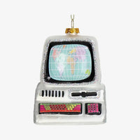 weihnachtsbaumkugel-ornament-glas-retro-computer-silber-11cm-Vorderseite