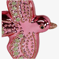 weihnachtsbaumkugel-ornament-glas-vogel-bird-rosa-13cm-Detailansicht