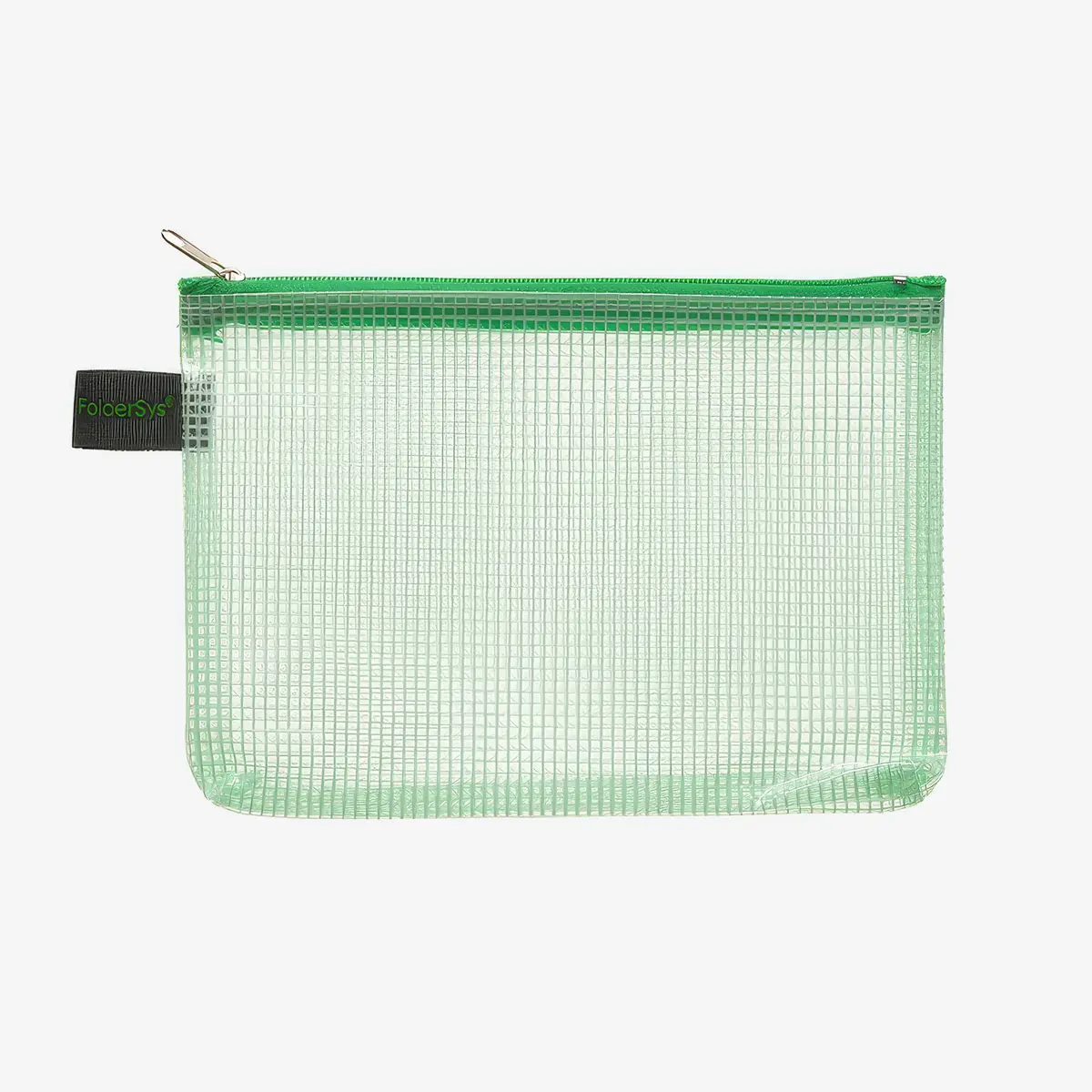 zipper-mesh-tasche-transparent-gruen-a6-pvc-frei