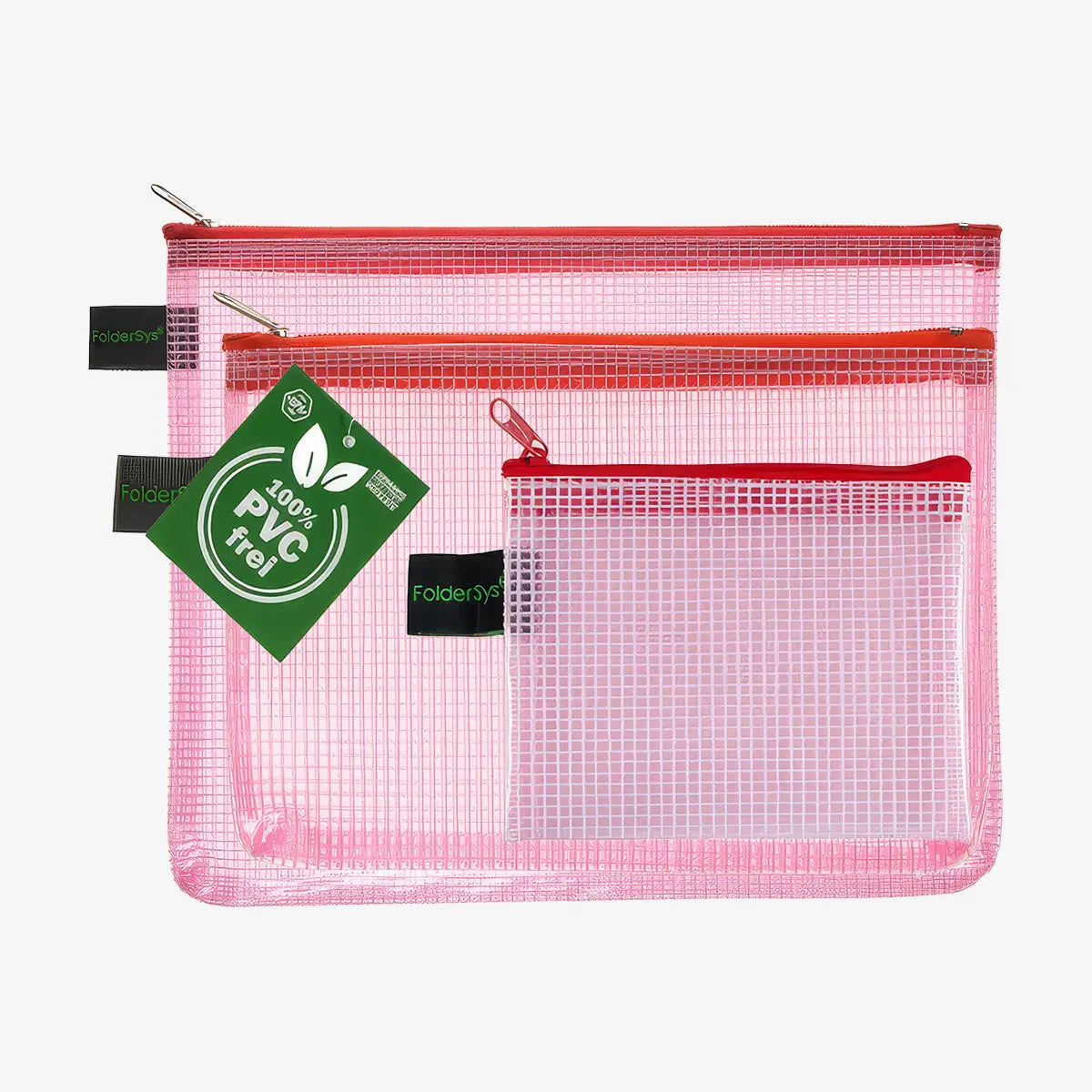 zipper-mesh-tasche-transparent-rot-a5-a6-a7-pvc-frei