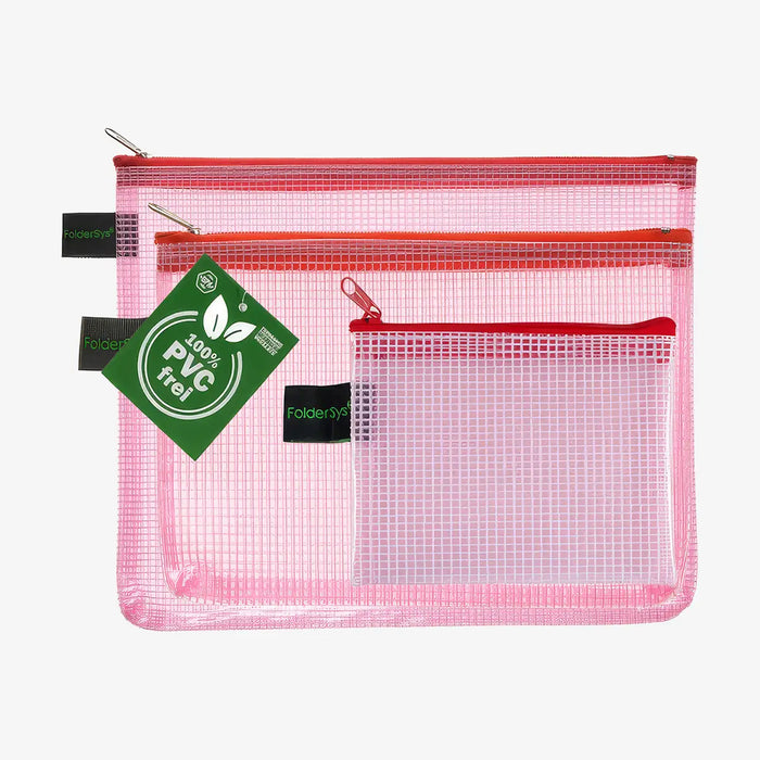 zipper-mesh-tasche-transparent-rot-a5-a6-a7-pvc-frei