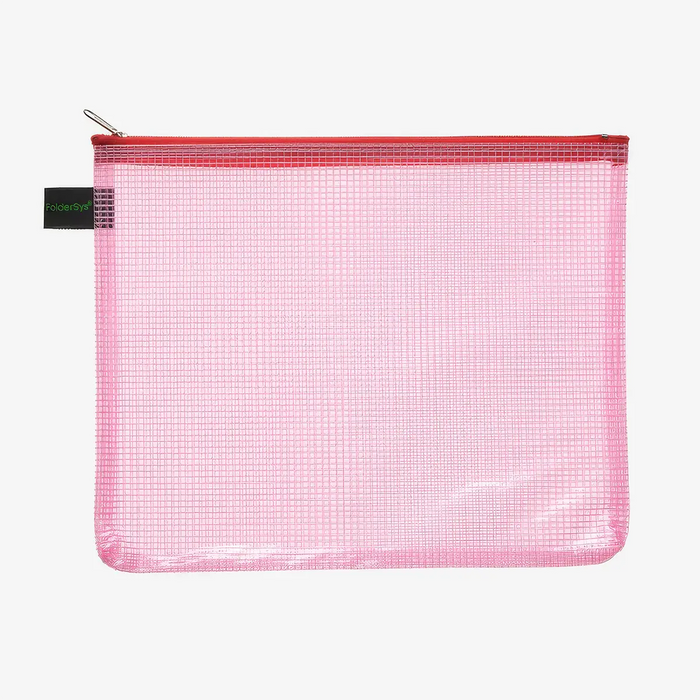 zipper-mesh-tasche-transparent-rot-a5-pvc-frei