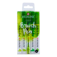 Ecoline / Brushpen Set 5 / Green