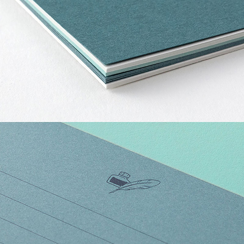Midori / Letter to Give Color / Letterpaper / A5 / Blue
