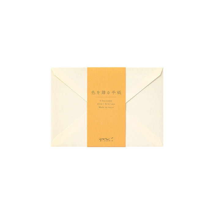 Midori / Letter to Give Color/ Briefumschläge / Letter Envelope / 8 Stk / Gold