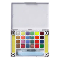 Sakura / Koi / Water Colors / Aquarellfarben / Sketch Box / Sonderfarben / 24 Farben in Näpfchen + Zubehör