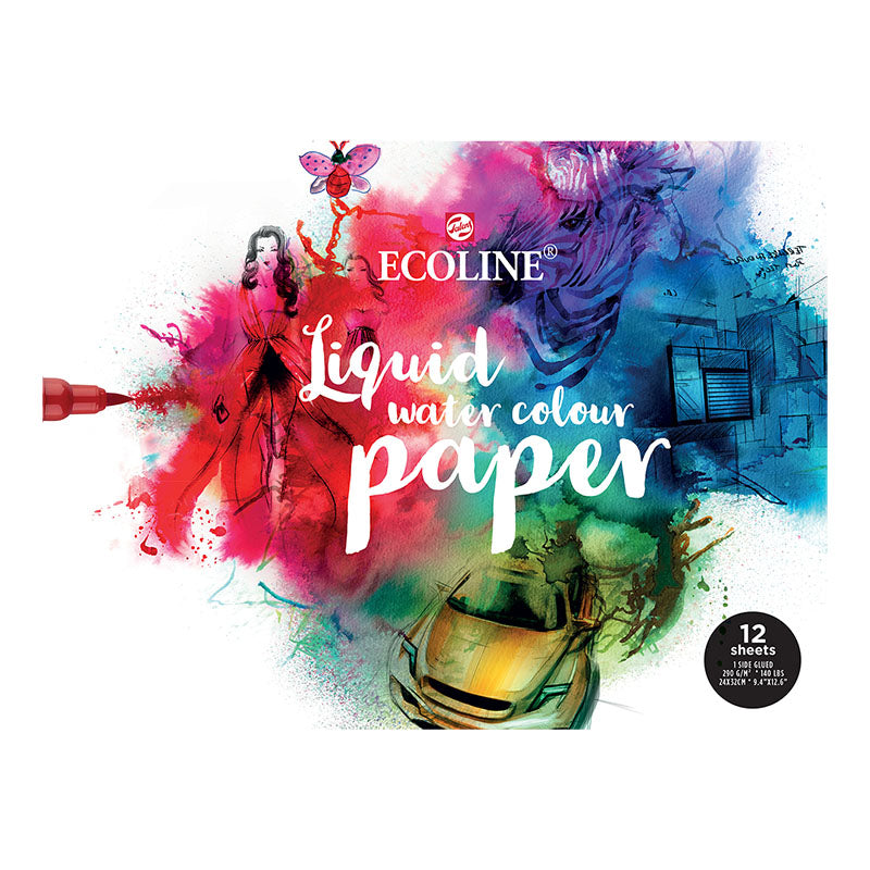 Ecoline / Paper Pad / 24x32cm / 290 g/mÂ² / 12 Sheets / FSCM70