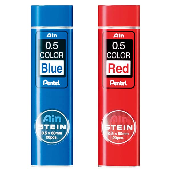 Pentel /  Ainstein Feinmine / Blau / Rot